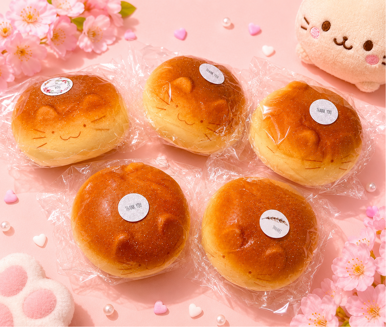 Kitty Bun Squishy