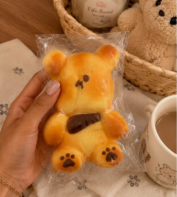 🧸 Honey Bear Bun Slow Rise Squishy